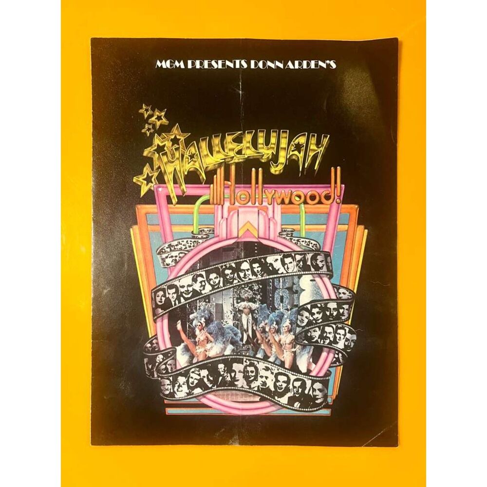 Showbill "Hallelujah Hollywood" Las Vegas Siegfried & Roy 1976 Vintage
